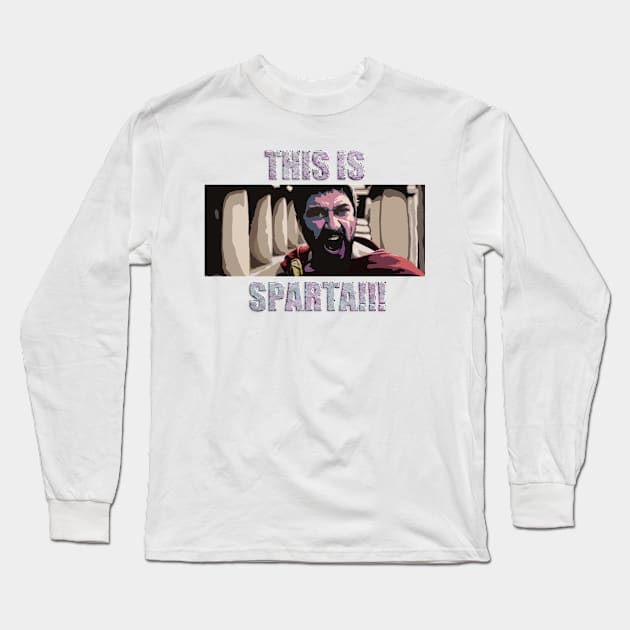 Fierce Sparta Long Sleeve T-Shirt by nightelf